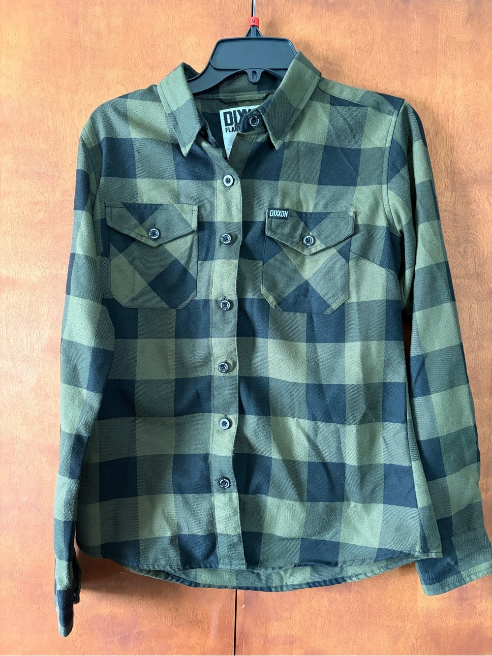 Dixon Olive Green Plaid women’s Button-Up Shirt
